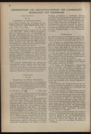 Verordnungsblatt der steiermärkischen Landesregierung 19460329 Seite: 6