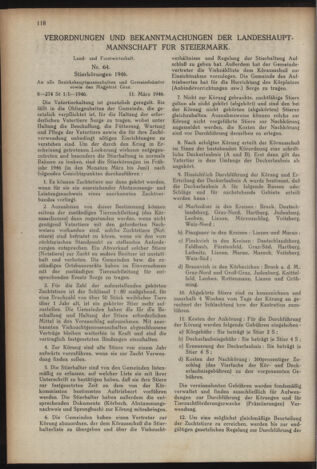 Verordnungsblatt der steiermärkischen Landesregierung 19460418 Seite: 2