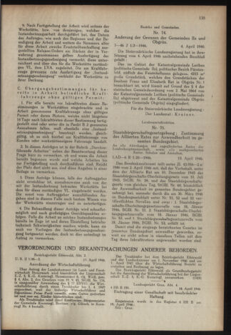 Verordnungsblatt der steiermärkischen Landesregierung 19460506 Seite: 3