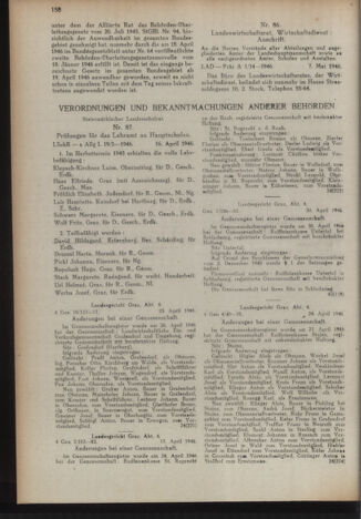 Verordnungsblatt der steiermärkischen Landesregierung 19460518 Seite: 6