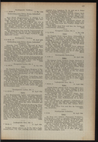 Verordnungsblatt der steiermärkischen Landesregierung 19460527 Seite: 9