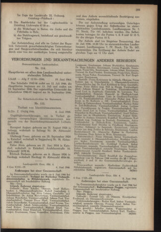 Verordnungsblatt der steiermärkischen Landesregierung 19460703 Seite: 5