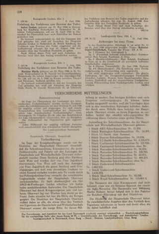 Verordnungsblatt der steiermärkischen Landesregierung 19460710 Seite: 8