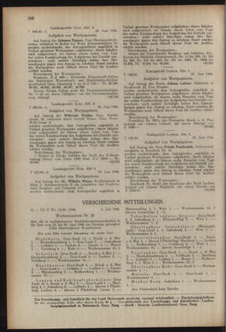 Verordnungsblatt der steiermärkischen Landesregierung 19460729 Seite: 16