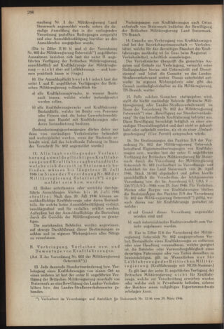 Verordnungsblatt der steiermärkischen Landesregierung 19460729 Seite: 6