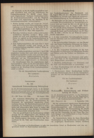 Verordnungsblatt der steiermärkischen Landesregierung 19460924 Seite: 2