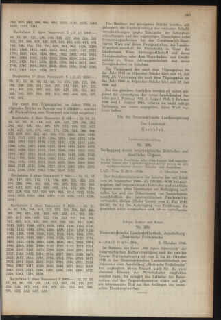 Verordnungsblatt der steiermärkischen Landesregierung 19461011 Seite: 3