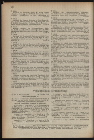 Verordnungsblatt der steiermärkischen Landesregierung 19461112 Seite: 16