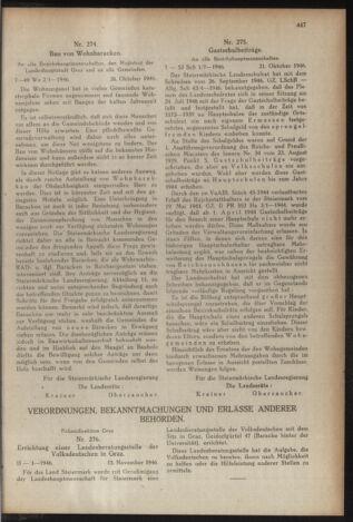 Verordnungsblatt der steiermärkischen Landesregierung 19461123 Seite: 3