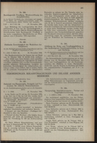 Verordnungsblatt der steiermärkischen Landesregierung 19461209 Seite: 3