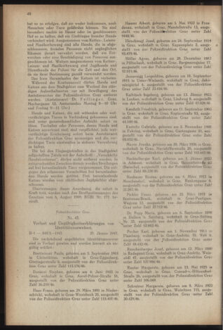 Verordnungsblatt der steiermärkischen Landesregierung 19470208 Seite: 2