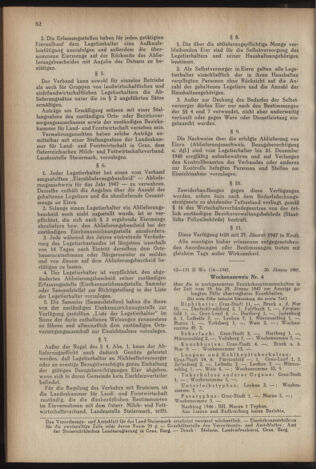 Verordnungsblatt der steiermärkischen Landesregierung 19470213 Seite: 4