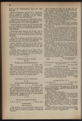 Verordnungsblatt der steiermärkischen Landesregierung 19470217 Seite: 4