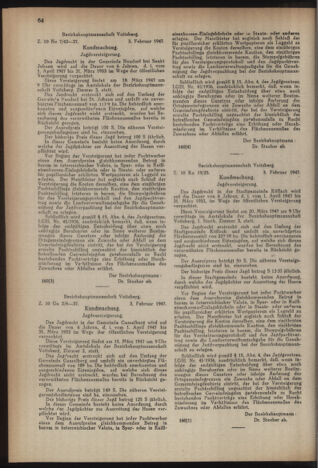 Verordnungsblatt der steiermärkischen Landesregierung 19470227 Seite: 4