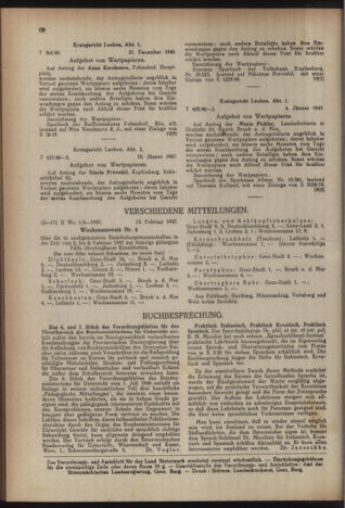 Verordnungsblatt der steiermärkischen Landesregierung 19470227 Seite: 8