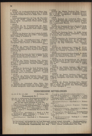 Verordnungsblatt der steiermärkischen Landesregierung 19470306 Seite: 8