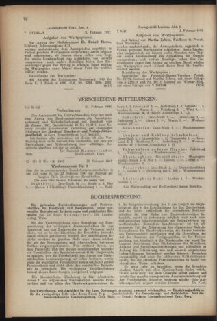 Verordnungsblatt der steiermärkischen Landesregierung 19470321 Seite: 16