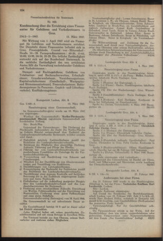 Verordnungsblatt der steiermärkischen Landesregierung 19470404 Seite: 4