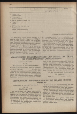 Verordnungsblatt der steiermärkischen Landesregierung 19470422 Seite: 2