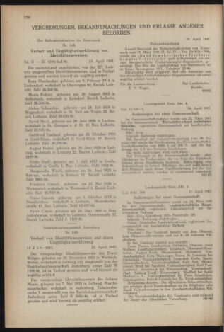 Verordnungsblatt der steiermärkischen Landesregierung 19470523 Seite: 6