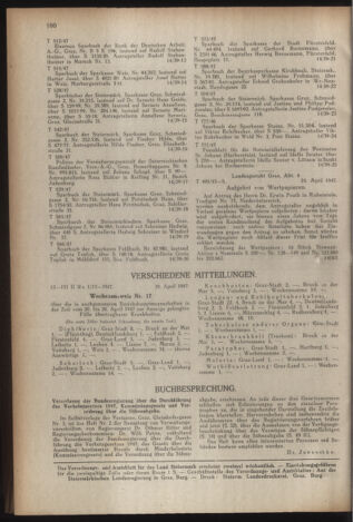 Verordnungsblatt der steiermärkischen Landesregierung 19470604 Seite: 8