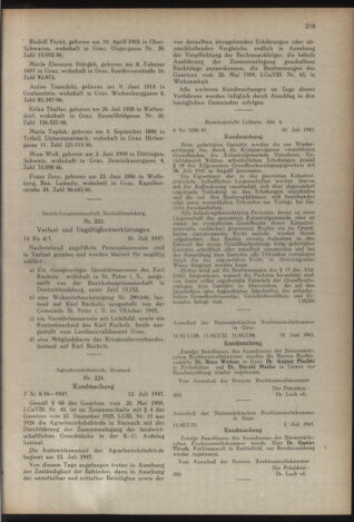 Verordnungsblatt der steiermärkischen Landesregierung 19470729 Seite: 3