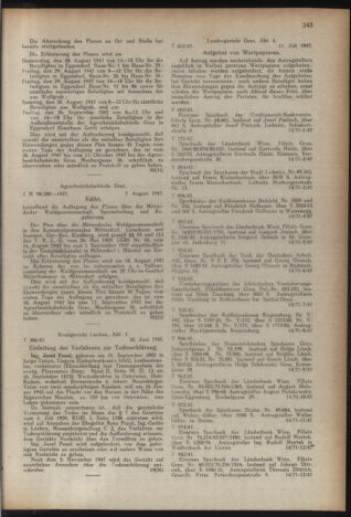 Verordnungsblatt der steiermärkischen Landesregierung 19470826 Seite: 7