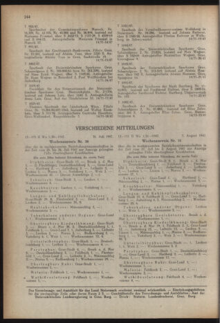 Verordnungsblatt der steiermärkischen Landesregierung 19470826 Seite: 8