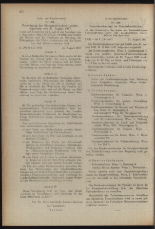 Verordnungsblatt der steiermärkischen Landesregierung 19470913 Seite: 2