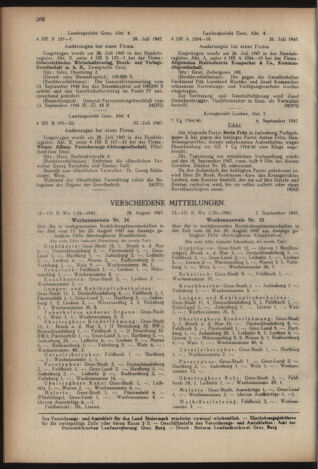 Verordnungsblatt der steiermärkischen Landesregierung 19470925 Seite: 8