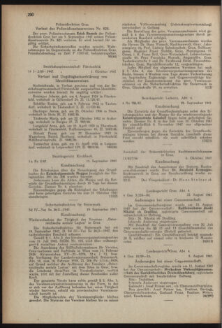 Verordnungsblatt der steiermärkischen Landesregierung 19471020 Seite: 6