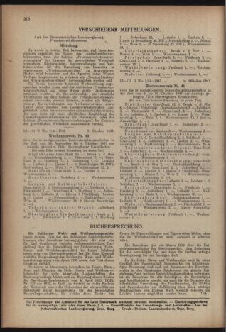 Verordnungsblatt der steiermärkischen Landesregierung 19471119 Seite: 8