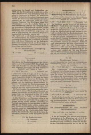 Verordnungsblatt der steiermärkischen Landesregierung 19471215 Seite: 2