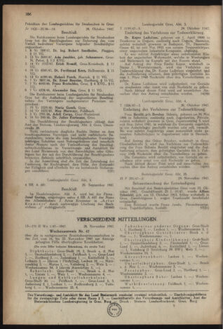 Verordnungsblatt der steiermärkischen Landesregierung 19471223 Seite: 8