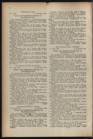 Verordnungsblatt der steiermärkischen Landesregierung 19480115 Seite: 6