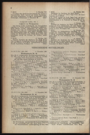 Verordnungsblatt der steiermärkischen Landesregierung 19480115 Seite: 8