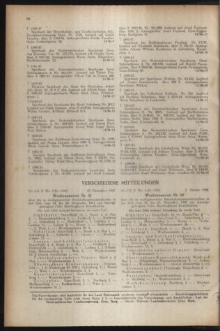 Verordnungsblatt der steiermärkischen Landesregierung 19480122 Seite: 8