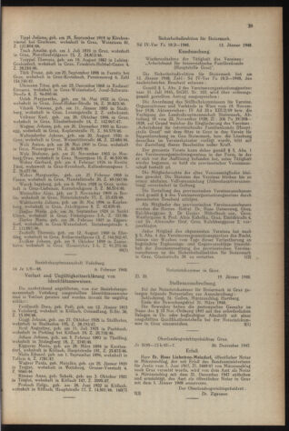 Verordnungsblatt der steiermärkischen Landesregierung 19480223 Seite: 7