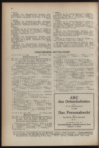 Verordnungsblatt der steiermärkischen Landesregierung 19480318 Seite: 8