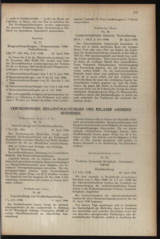 Verordnungsblatt der steiermärkischen Landesregierung 19480512 Seite: 3