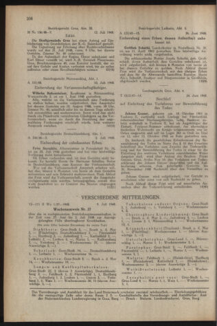 Verordnungsblatt der steiermärkischen Landesregierung 19480729 Seite: 8