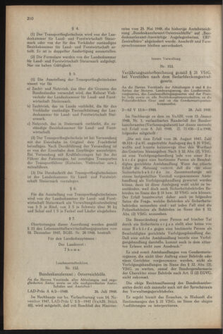 Verordnungsblatt der steiermärkischen Landesregierung 19480809 Seite: 2