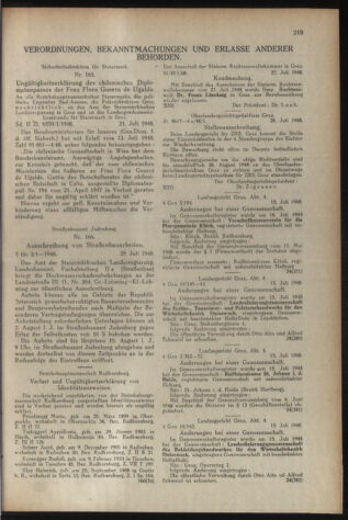 Verordnungsblatt der steiermärkischen Landesregierung 19480811 Seite: 3