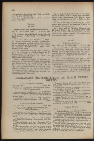 Verordnungsblatt der steiermärkischen Landesregierung 19480813 Seite: 2