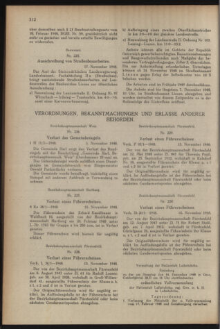 Verordnungsblatt der steiermärkischen Landesregierung 19481126 Seite: 2