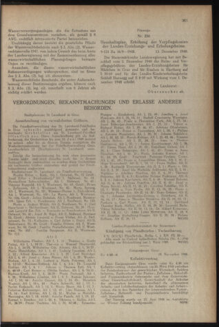 Verordnungsblatt der steiermärkischen Landesregierung 19481223 Seite: 3