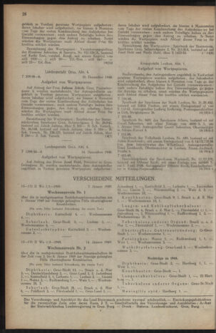 Verordnungsblatt der steiermärkischen Landesregierung 19490126 Seite: 8