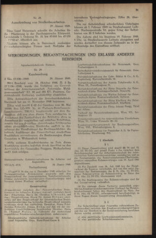 Verordnungsblatt der steiermärkischen Landesregierung 19490203 Seite: 3