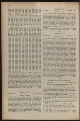 Verordnungsblatt der steiermärkischen Landesregierung 19490211 Seite: 8