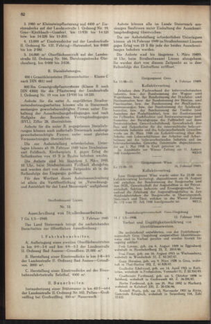 Verordnungsblatt der steiermärkischen Landesregierung 19490224 Seite: 2